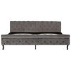 vidaXL Bettgestell Grau Samt 200x200 cm