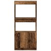 vidaXL Highboard Altholz-Optik 63x33x140 cm Holzwerkstoff