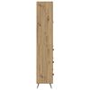 vidaXL Highboard-Schrank mit Regal 2 pcs Artisan-Eiche Holzwerkstoff