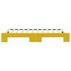 vidaXL Tagesbett Ausziehbar Gelb 100x200 cm Samt