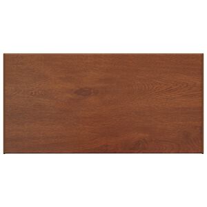 vidaXL Fensterbank Braunes Holz 60 x 45 x 4,5 cm PVC