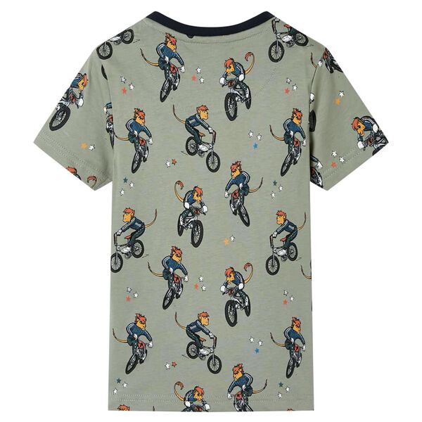 Kinderpyjama mit Kurzen &Auml;rmeln Hellkhaki 128