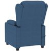 vidaXL Massagesessel Blau Stoff