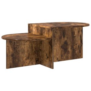 vidaXL Couchtisch Ger&auml;ucherte Eiche 100 x 50 x 40 cm Holzwerkstoff