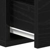 vidaXL Wandschrank Wandmontiert Schwarz Eichen-Optik 60 x 26 x 18,5 cm