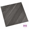 vidaXL Bodenplanken 55 pcs Grau 5,11 m&sup2; PVC