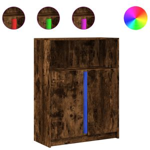 vidaXL LED-Sideboard R&auml;uchereiche 77x34x100 cm Holzwerkstoff