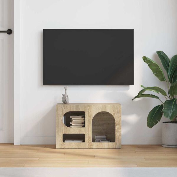 vidaXL TV-Schr&auml;nk Sonoma-Eiche 60 x 35 x 40 cm Holzwerkstoff