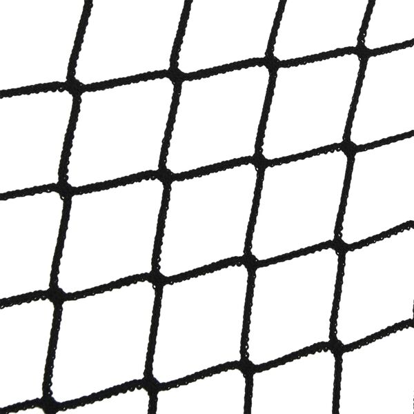 vidaXL Anhängernetz mit Gummiseil Schwarz 3x2,5 m PP