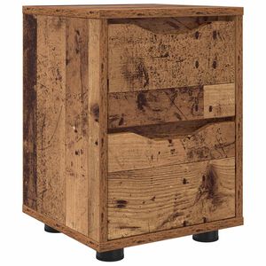 vidaXL Nachttisch Altholz 30,5 x 30 x 43 cm Holzwerkstoff