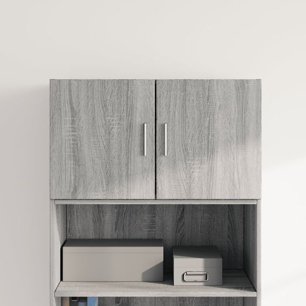 vidaXL Wandschrank Grau Sonoma 70x42,5x40 cm Holzwerkstoff