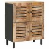 vidaXL Stauraumschr&auml;nke Natur 60 x 33 x 75 cm Massivholz Mango
