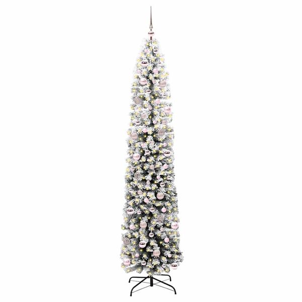 vidaXL Künstlicher Weihnachtsbaum mit 300 LEDs mit Ständer Grün 240 cm