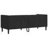 vidaXL Sofa Schwarz 194 x 74,5 x 70,5 cm PVC