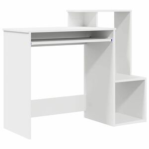 vidaXL Schreibtisch Wei&szlig; 106 x 41 x 88.5 cm Holzwerkstoff