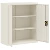 vidaXL Aktenschrank Weiß 90x40x105 cm Stahl