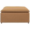 vidaXL Modulares Sofa Fu&szlig;hocker-Modul Beige 100x100x48 cm