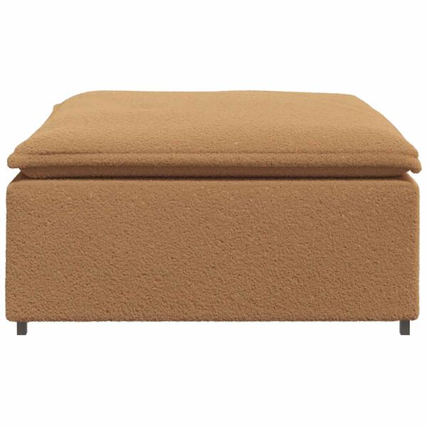 vidaXL Modulares Sofa Fu&szlig;hocker-Modul Beige 100x100x48 cm