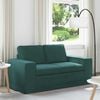 vidaXL Sofa Dunkelgr&uuml;n Gesamtabmessungen: 162 x 80 x 82 cm (B x T x H)