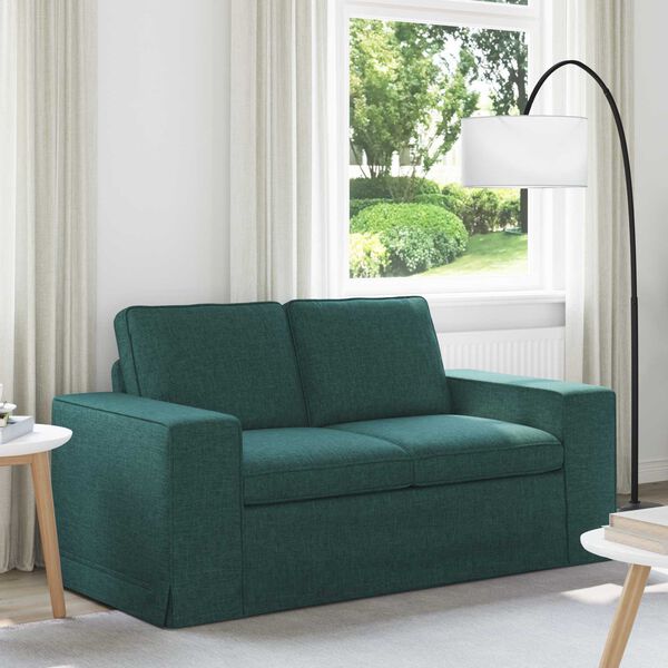 vidaXL Sofa Dunkelgr&uuml;n Gesamtabmessungen: 162 x 80 x 82 cm (B x T x H)