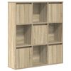 vidaXL B&uuml;cherregal Sonoma-Eiche 89x24x101,5 cm Holzwerkstoff