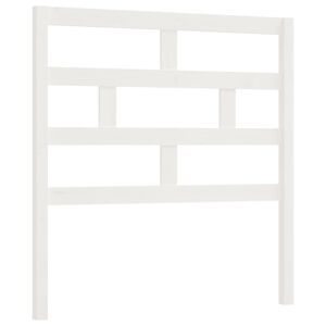 vidaXL Kopfteil Wei&szlig; 81x4x100 cm Massivholz Kiefer