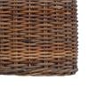 vidaXL Blumentopf K&ouml;rbchen mit Speicher 2 pcs Braun Lacak Rattan
