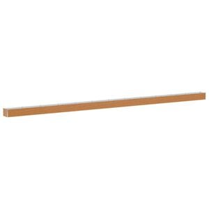 vidaXL Hochbeet Hellbraun 1164 x 50 x 36 cm Verzinkter Stahl