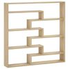 vidaXL Wandregal Sonoma-Eiche 103 x 17 x 102 cm Holzwerkstoff