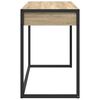 vidaXL Schreibtisch mit Speicher Sonoma 100 x 50 x 75 cm Holzwerkstoff