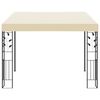 vidaXL Wand-Pavillon 3x3x2,5 m Cremeweiß