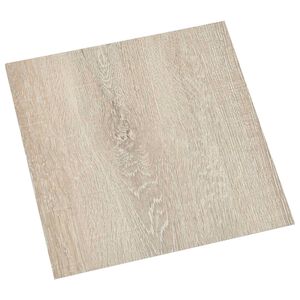 vidaXL Bodenplanken 55 pcs Beige 5,11 m&sup2; PVC