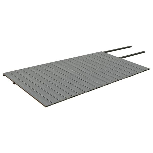 vidaXL WPC Terrassendielen mit Zubeh&ouml;r Braun und Grau 36 m&sup2; 2,2 m
