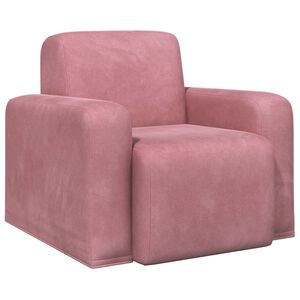 vidaXL Sessel Rosa Samt