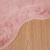 vidaXL Kunstfell Hasen Teppich Olite Rosa 80 x 120 cm Polyester