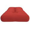 vidaXL Palettenkissen Rot 120x40x12 cm Stoff