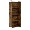 vidaXL B&uuml;cherregal 55,5 x 33 x 174 cm Holzwerkstoff R&auml;uchereiche
