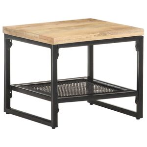 vidaXL Beistelltisch 40x40x35 cm Massivholz Mango