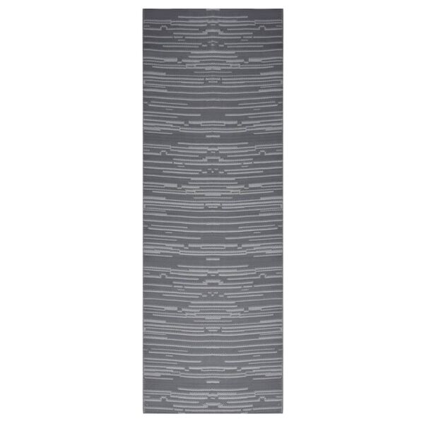 vidaXL Outdoor-Teppich ARAKIL Anthrazit 80x250 cm PP