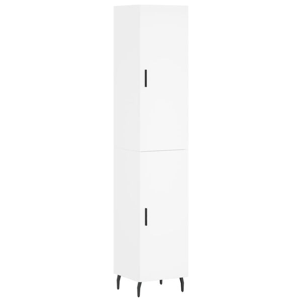 vidaXL Highboard Wei&szlig; 34,5x34x180 cm Holzwerkstoff