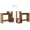 vidaXL Schreibtisch Altholz 120,5 x 44 x 88,5 cm Holzwerkstoff