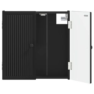 vidaXL Dartboard Schrank EDE Schwarz 52,5 x 10,5 x 53,5 cm