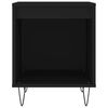 vidaXL Nachttische 2 Stk. Schwarz 40x35x50 cm Holzwerkstoff