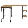 vidaXL Schreibtisch Artisan-Eiche 139 x 139 x 75 cm Holzwerkstoff