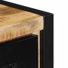 vidaXL TV-Schrank 100x30x25 cm Raues Massivholz Mango