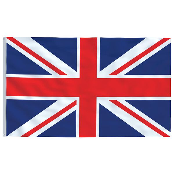 vidaXL Flagge Gro&szlig;britanniens mit Mast 5,5 m Aluminium