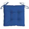vidaXL Stuhlkissen 6 Stk. Blau 40x40x7 cm Oxford-Gewebe