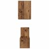 vidaXL TV-Schrankset Wandmontiert 4 pcs Altholz Holzwerkstoff