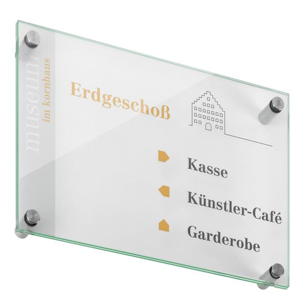 MOEDEL Info-Schild Galerie A4
