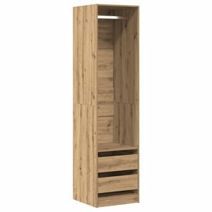 vidaXL Kleiderschrank Artisan-Eiche 50x50x200 cm Holzwerkstoff